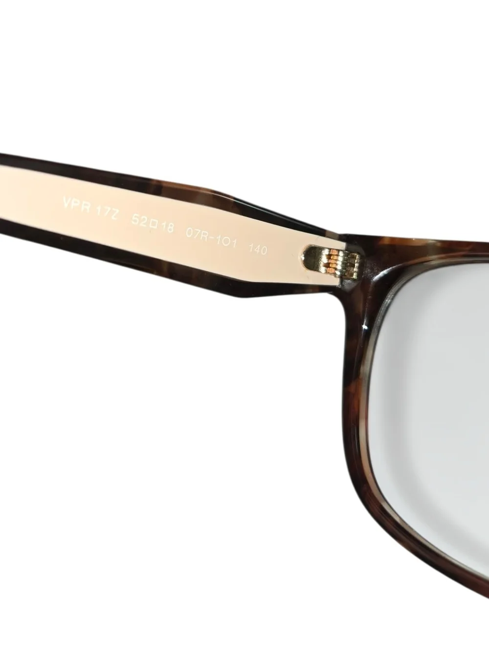 Prada PR17ZV Women's Square Glasses - Caramel Havana 52-18-140 - FRAME ONLY